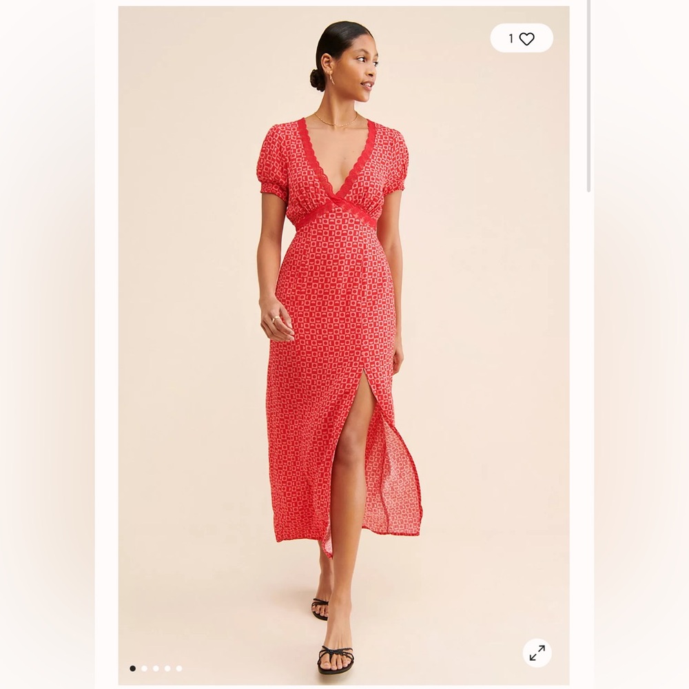 Free People Red Maxi Dress